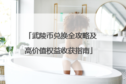 武陵币兑换全攻略及高价值权益收获指南